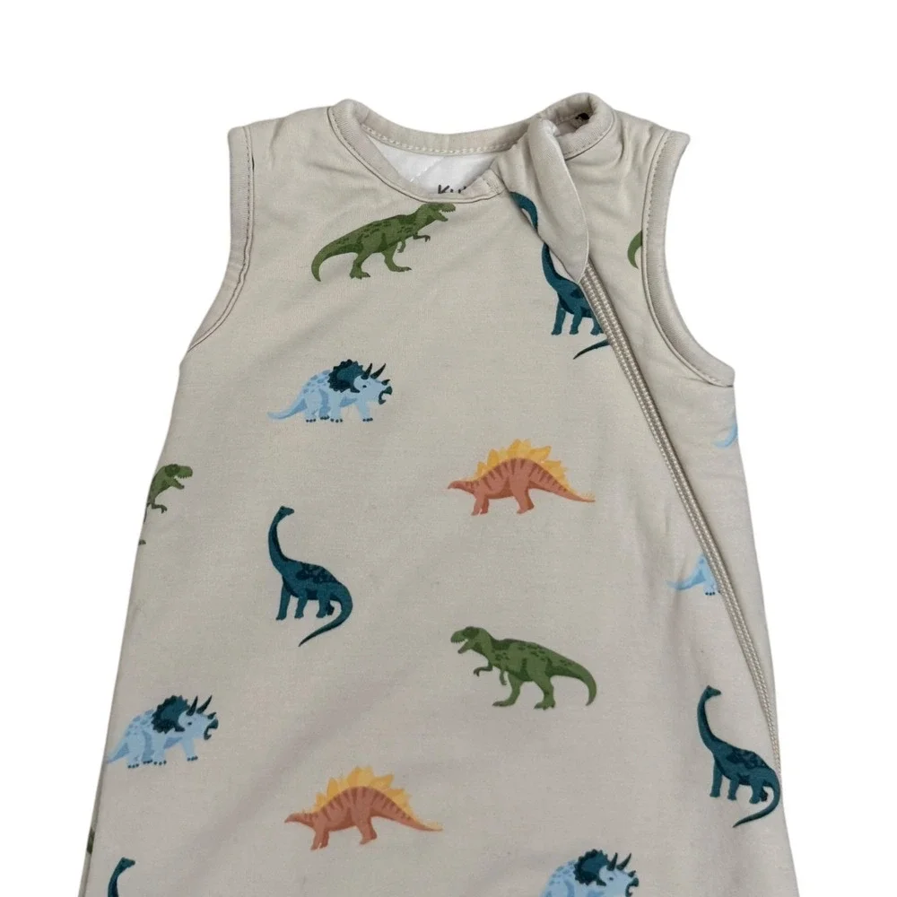 Kyte Baby Dino Print Bamboo Sleep Bag Swaddler Set 1.0 TOG  XS 7-13 lbs Unisex